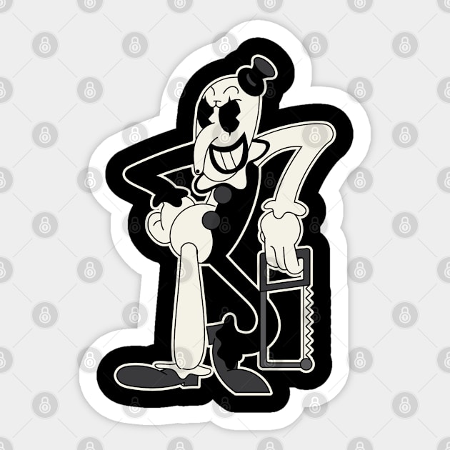 Art the clown Sticker by Teesbyhugo